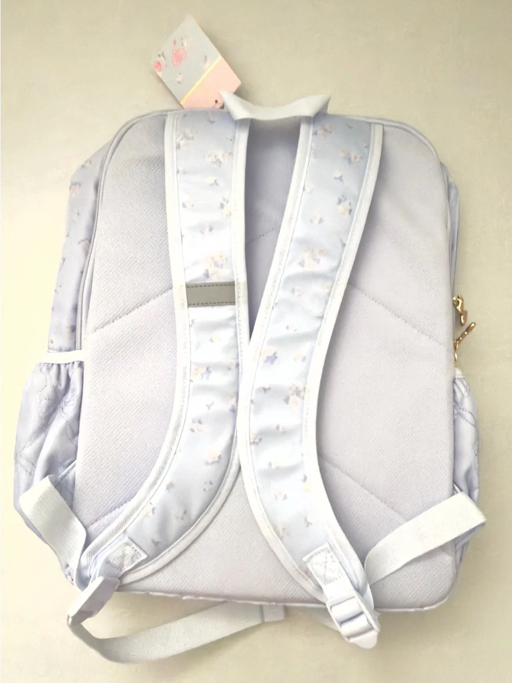 LoveShackFancy x Target Kids Quilted Lilac Backpack with Bow Charms